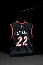 NBA | Miami Heat | JIMMY BUTLER #22 | 2021 | Icon Edition | Black | Sleeveless Kit
