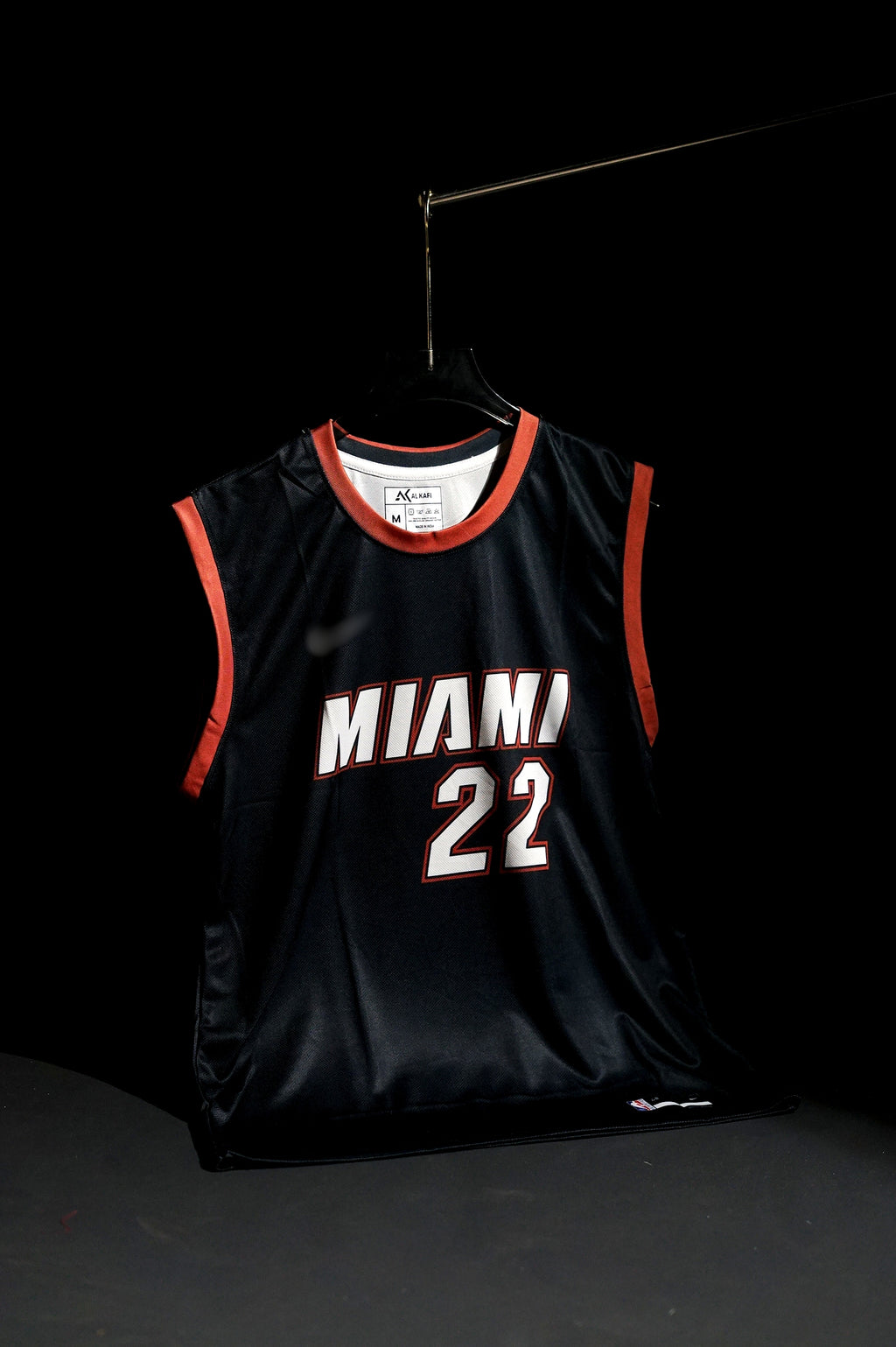 NBA | Miami Heat | JIMMY BUTLER #22 | 2021 | Icon Edition | Black | Sleeveless Kit