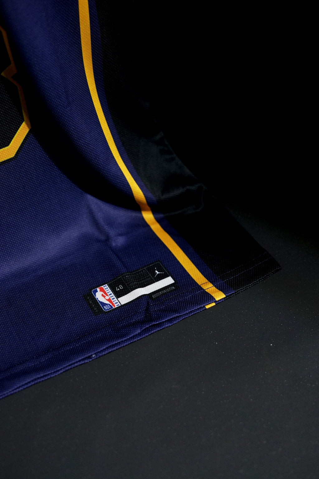 NBA | Los Angeles Lakers | LEBRON JAMES #23 | 2025-26 | Statement Edition | Navy Blue | Sleeveless Kit