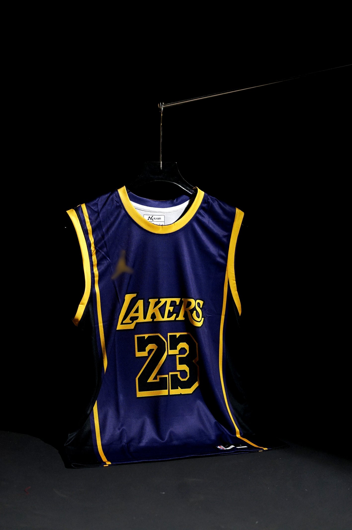 NBA | Los Angeles Lakers | LEBRON JAMES #23 | 2025-26 | Statement Edition | Navy Blue | Sleeveless Kit