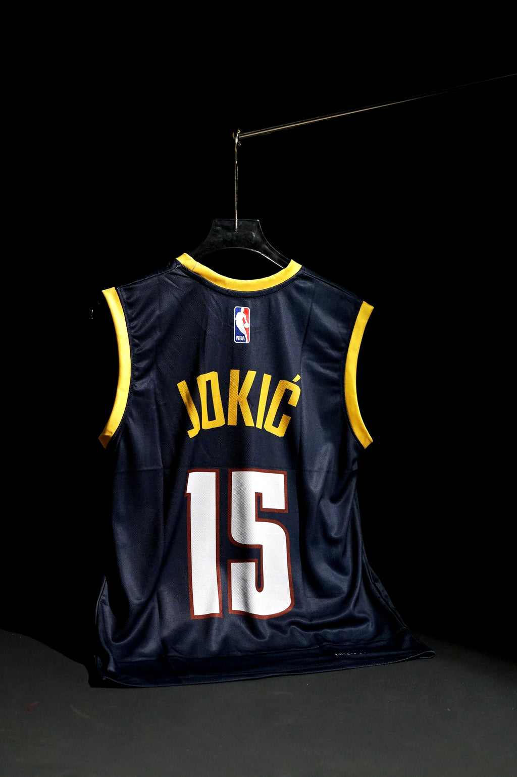 NBA | Denver Nuggets | NIKOLA JOKIC #15 | 2018-19 | Icon Edition | Navy Blue | Sleeveless Kit