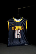 NBA | Denver Nuggets | NIKOLA JOKIC #15 | 2018-19 | Icon Edition | Navy Blue | Sleeveless Kit