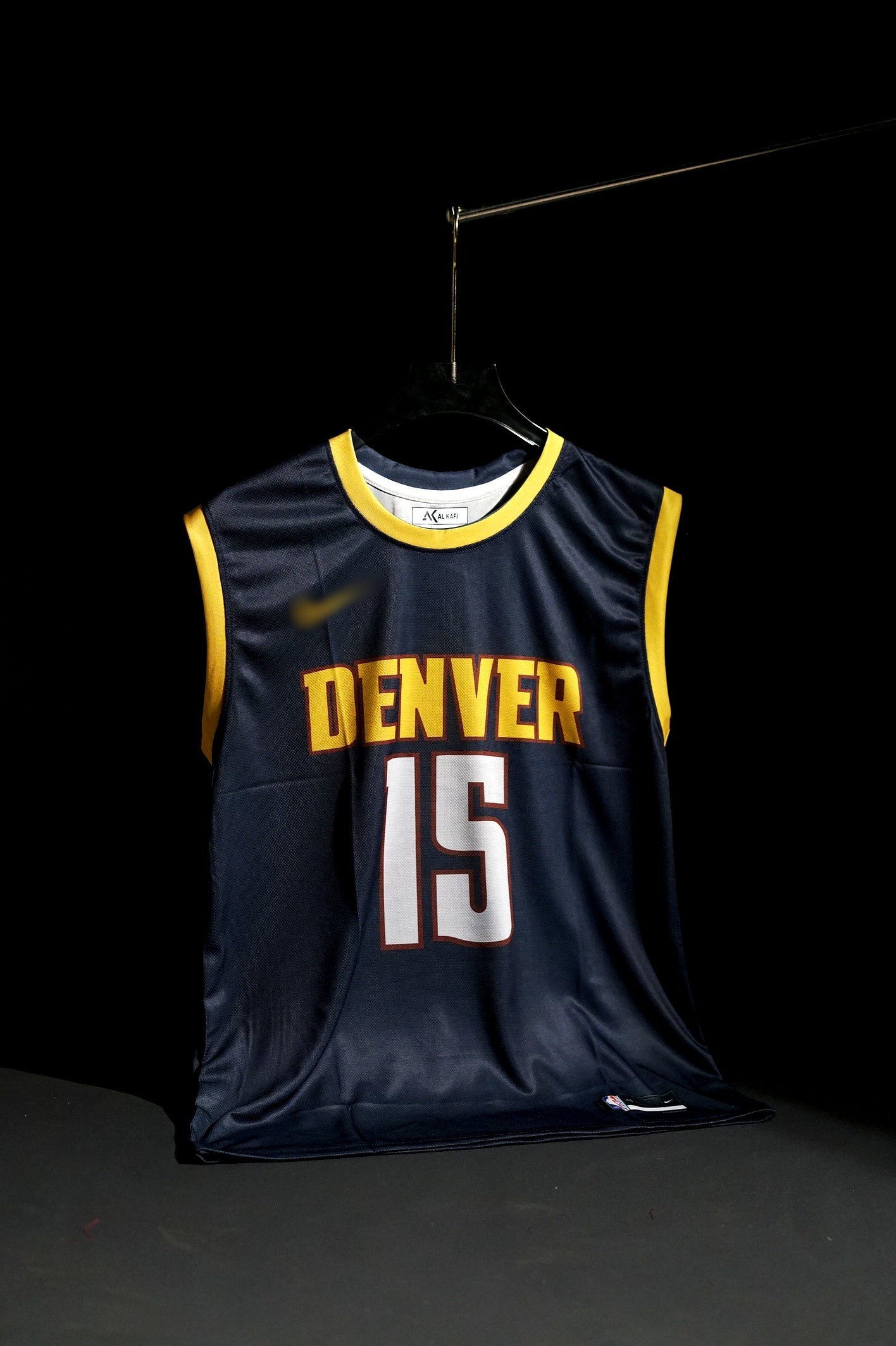 NBA | Denver Nuggets | NIKOLA JOKIC #15 | 2018-19 | Icon Edition | Navy Blue | Sleeveless Kit