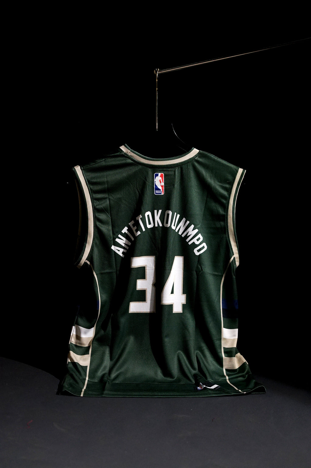 NBA | Milwaukee Bucks | GIANNIS ANTETOKOUNMPO #34 | 2017 | Statement Edition | Navy Blue | Sleeveless Kit