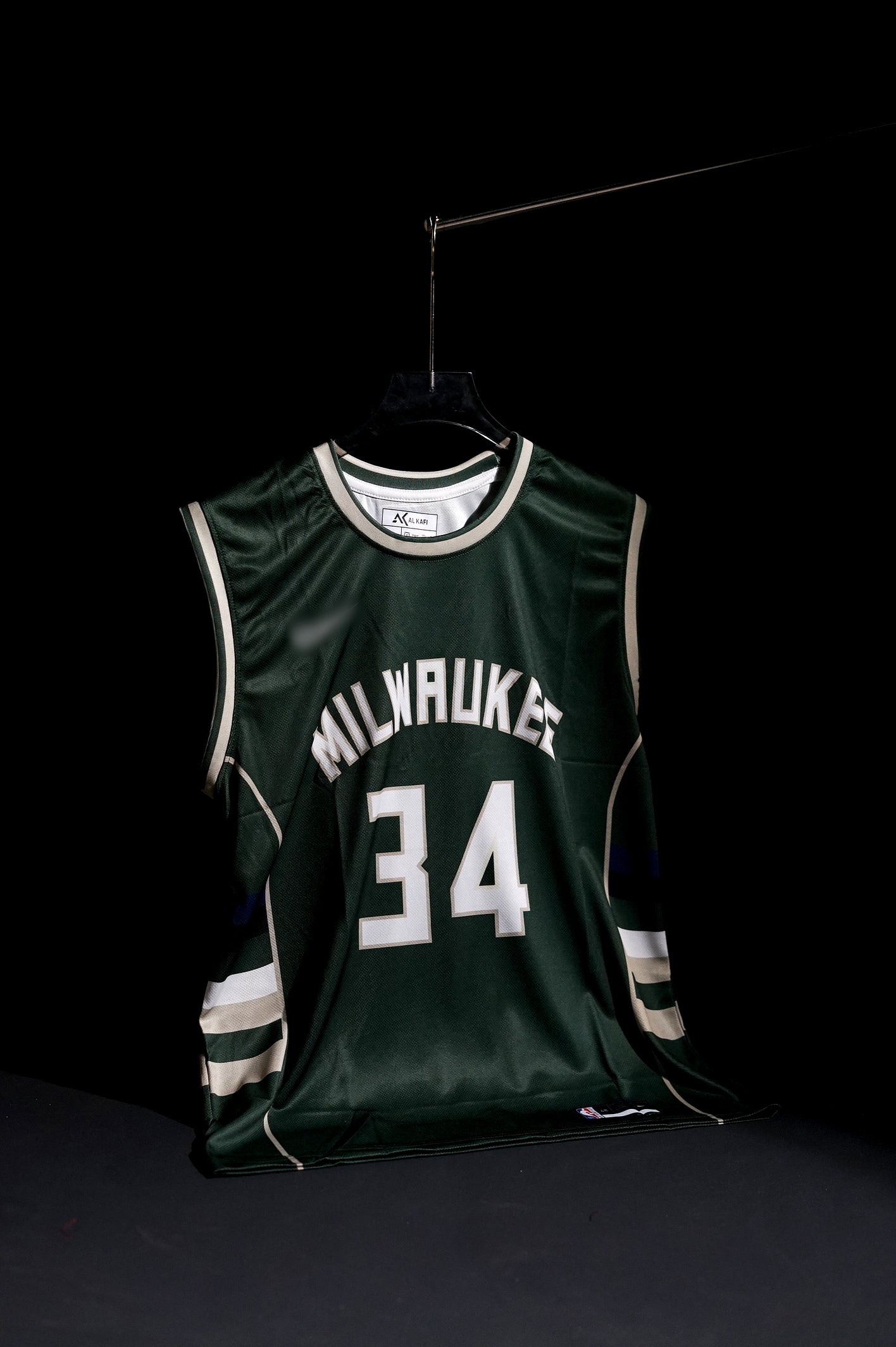 NBA | Milwaukee Bucks | GIANNIS ANTETOKOUNMPO #34 | 2017 | Statement Edition | Navy Blue | Sleeveless Kit