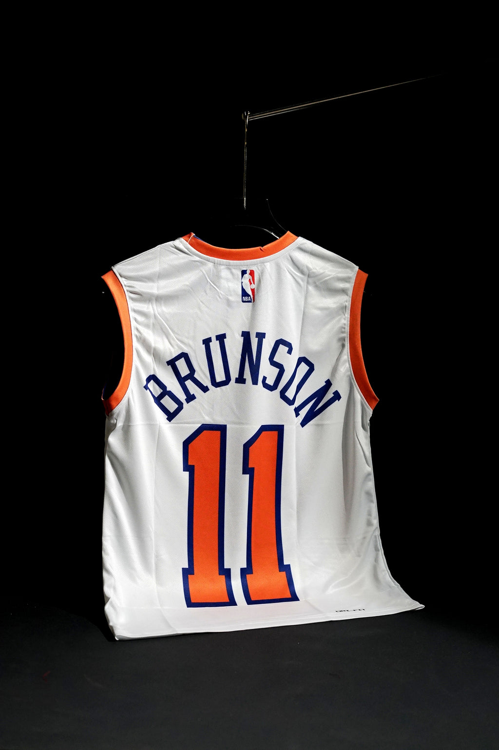 NBA | New York Knicks | JALEN BRUNSON #11 | 2024 | Association Edition | Navy Blue | Sleeveless Kit
