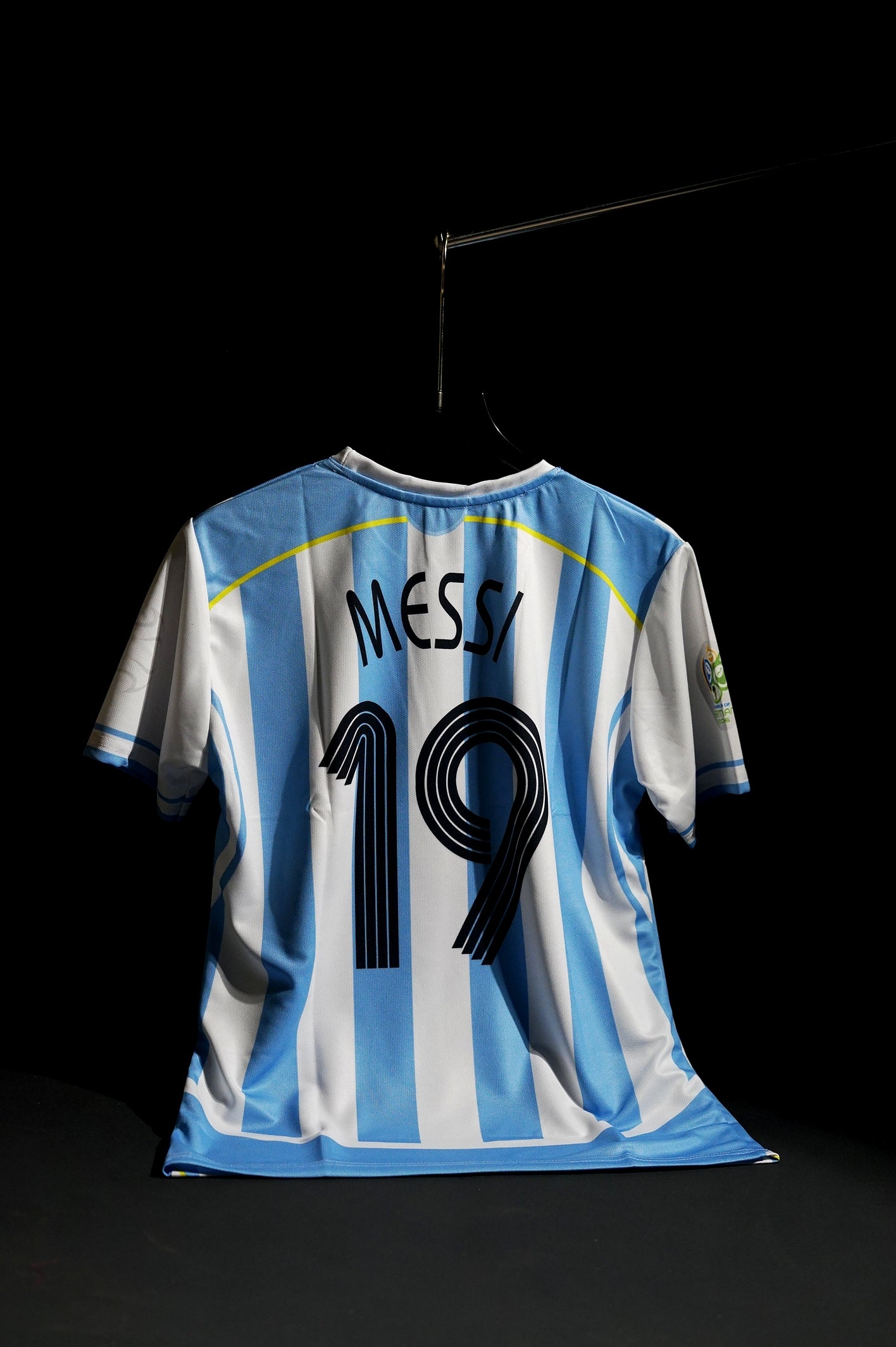 Argentina | LIONEL MESSI #19 | 2006 | Home Kit | Blue & White | Retro Design | Regular Fit