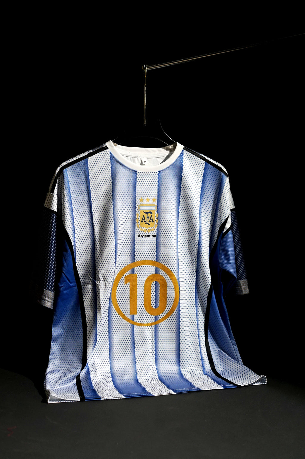 Argentina | LIONEL MESSI #10 | 2026 | Special Kit | White & Blue | Latest Design | Oversized Fit