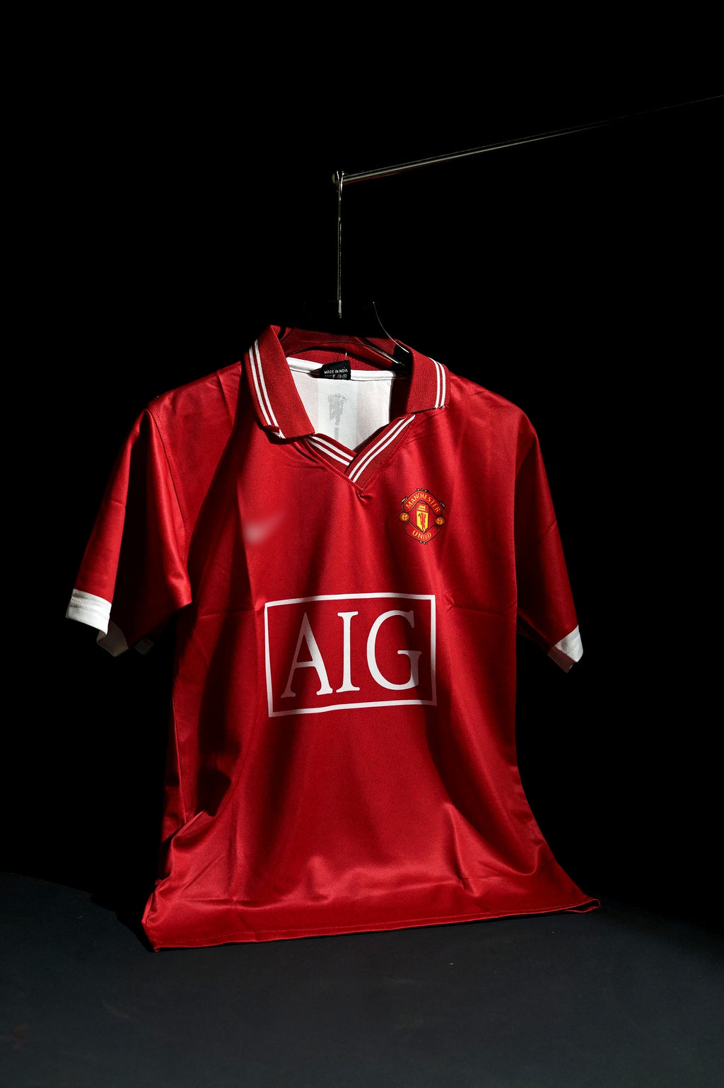Manchester United | CRISTIANO RONALDO #7 | 2006-07 | Home Kit | Red | Retro Design | Collared Kit | Oversized Fit