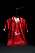 Manchester United | CRISTIANO RONALDO #7 | 2006-07 | Home Kit | Red | Retro Design | Collared Kit | Oversized Fit