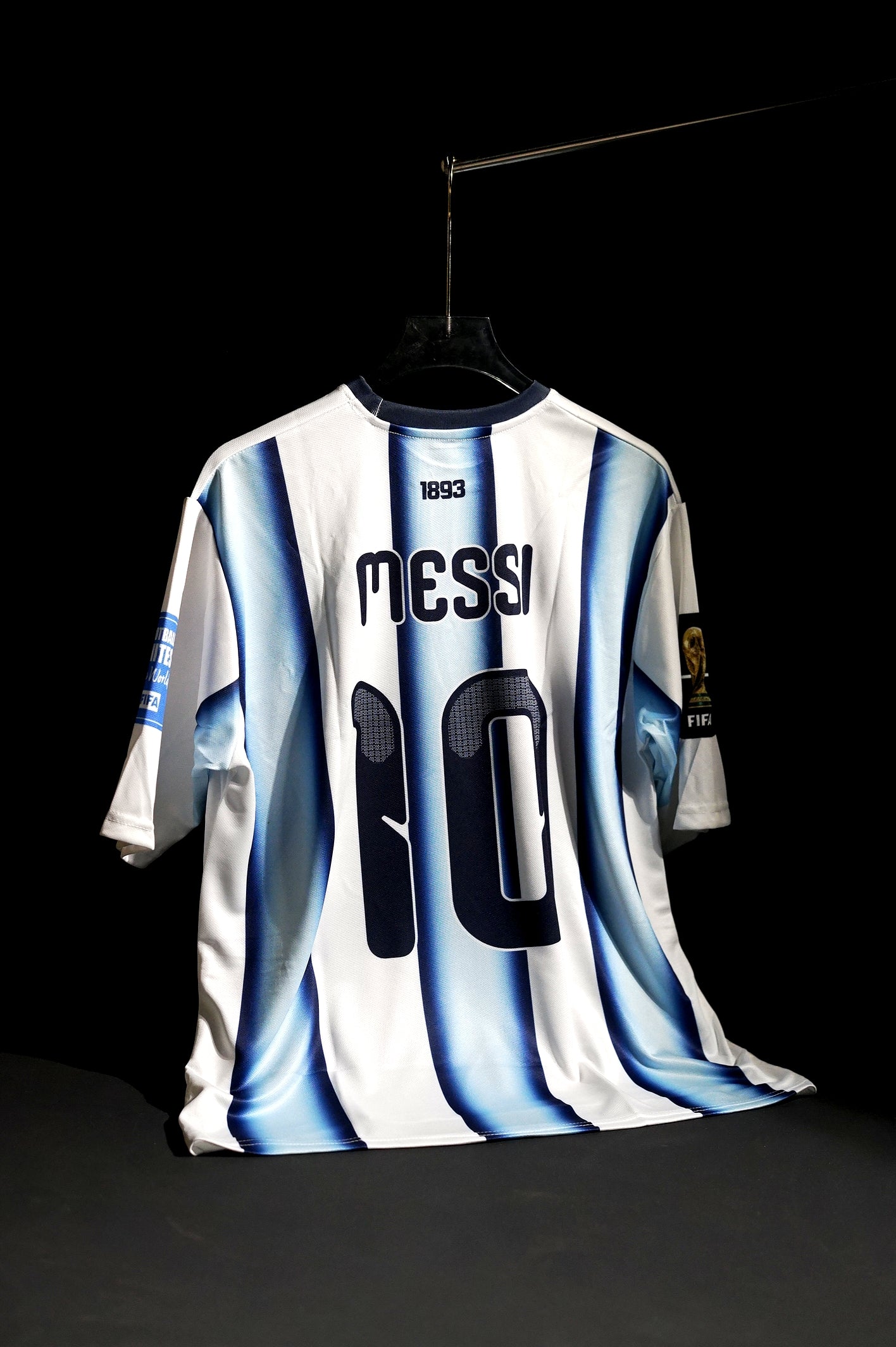 Argentina | LIONEL MESSI #10 | 2026 FIFA World Cup | Home kit | Latest Design | White & Blue | Oversized Fit
