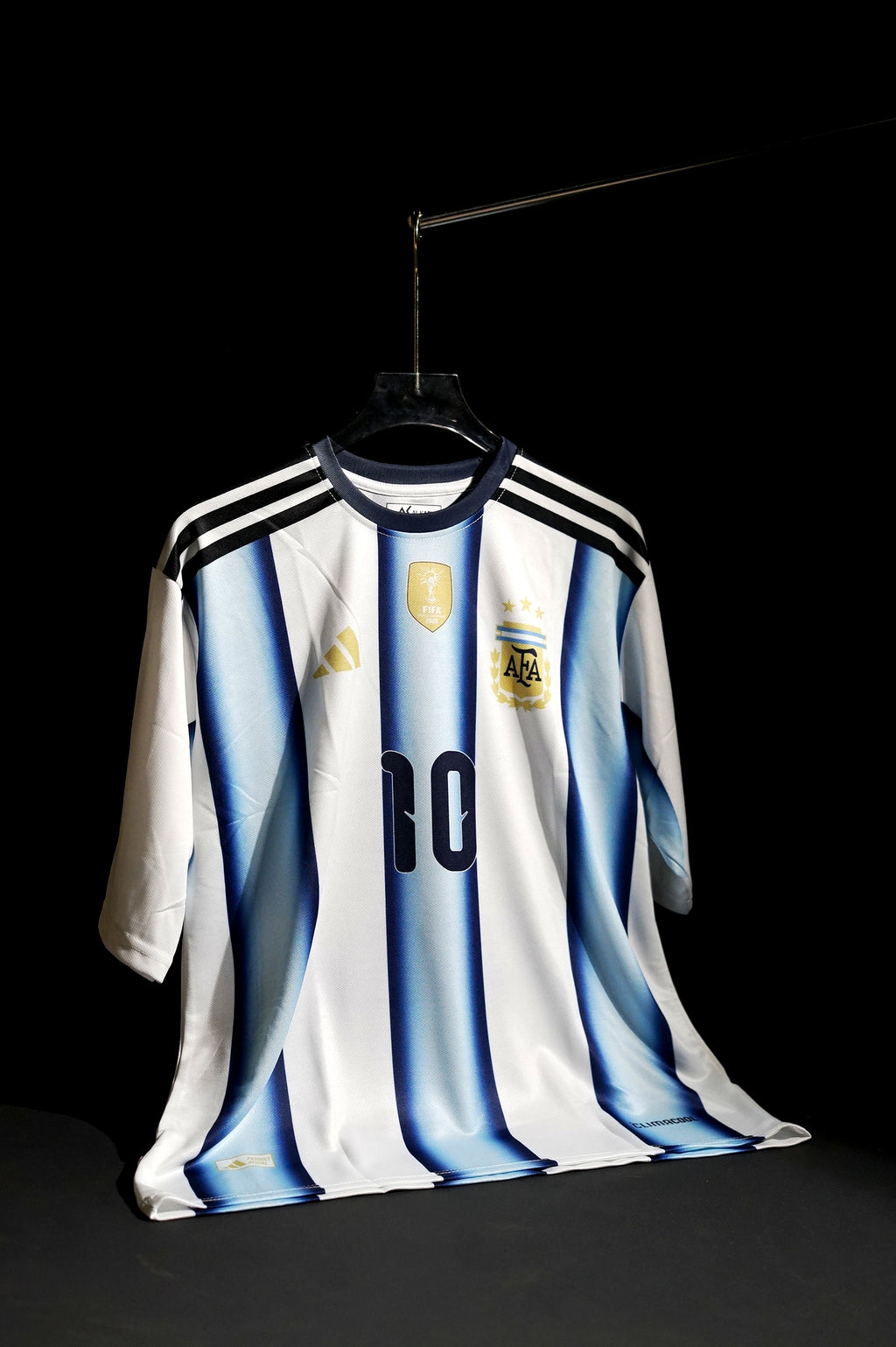 Argentina | LIONEL MESSI #10 | 2026 FIFA World Cup | Home kit | Latest Design | White & Blue | Oversized Fit