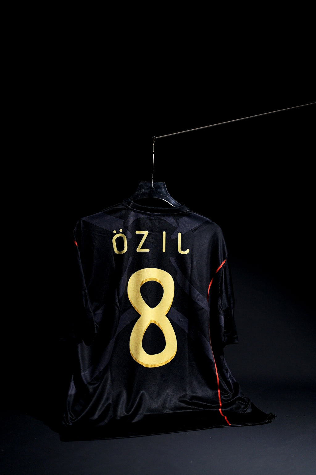 Germany | OZIL #8 | 2010 FIFA World Cup | Away Kit | Retro Design | Black | Oversized Fit
