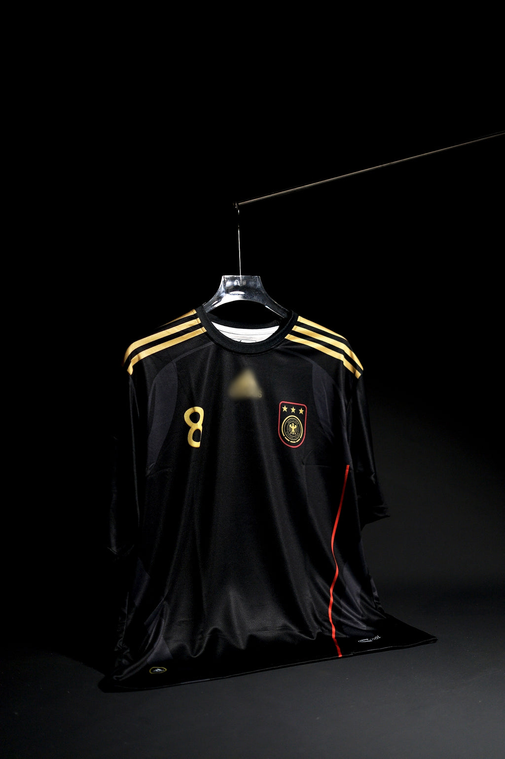 Germany | OZIL #8 | 2010 FIFA World Cup | Away Kit | Retro Design | Black | Oversized Fit