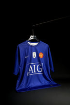 Manchester United | CRISTIANO RONALDO #7 | 2008-09 | Third Kit | Retro Design | Blue | Oversized Fit