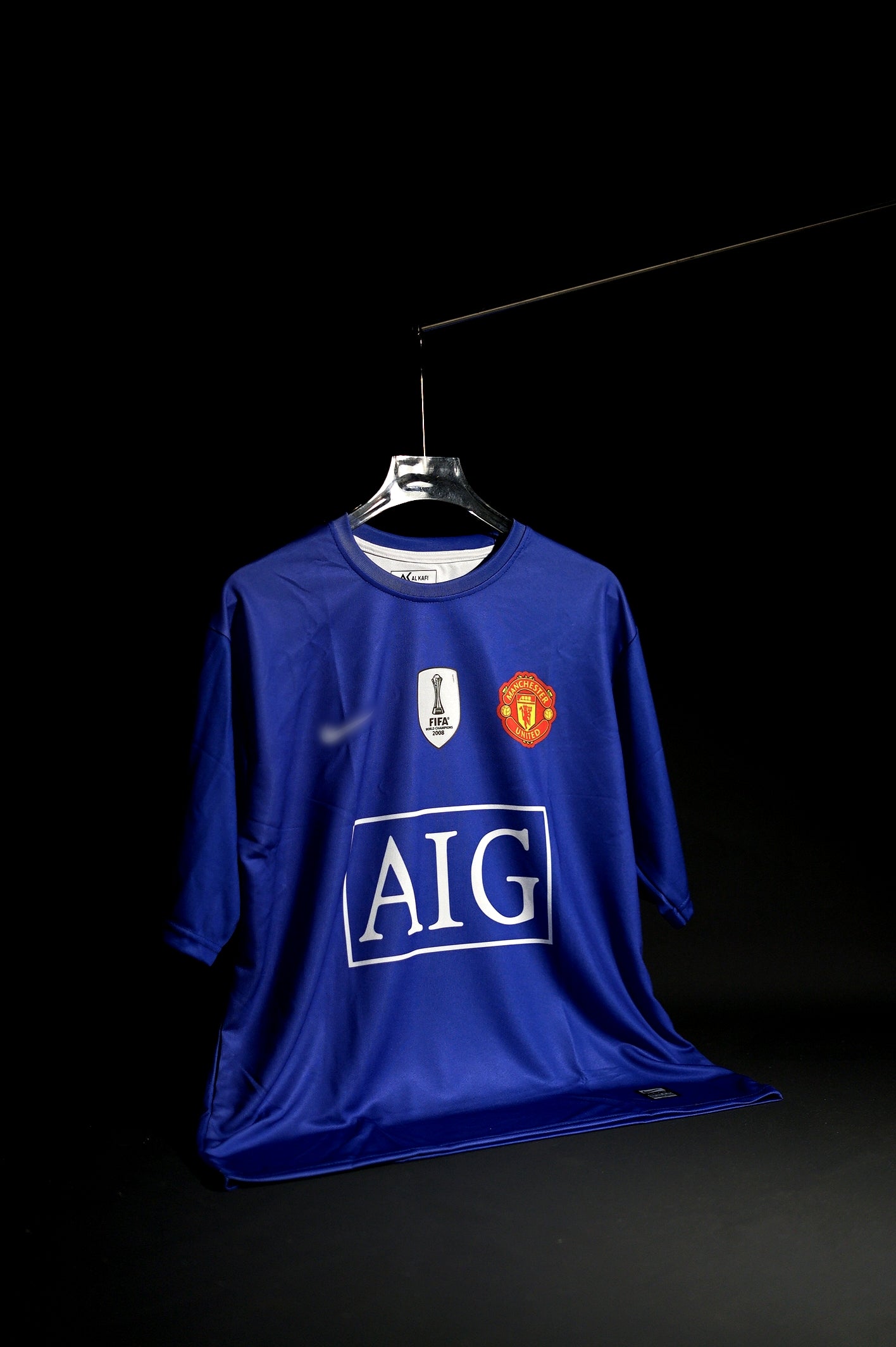Manchester United | CRISTIANO RONALDO #7 | 2008-09 | Third Kit | Retro Design | Blue | Oversized Fit