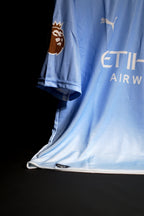 Manchester City | ERLING HAALAND #9 | 2024-25 | Home kit | Blue  & White | Oversized Fit