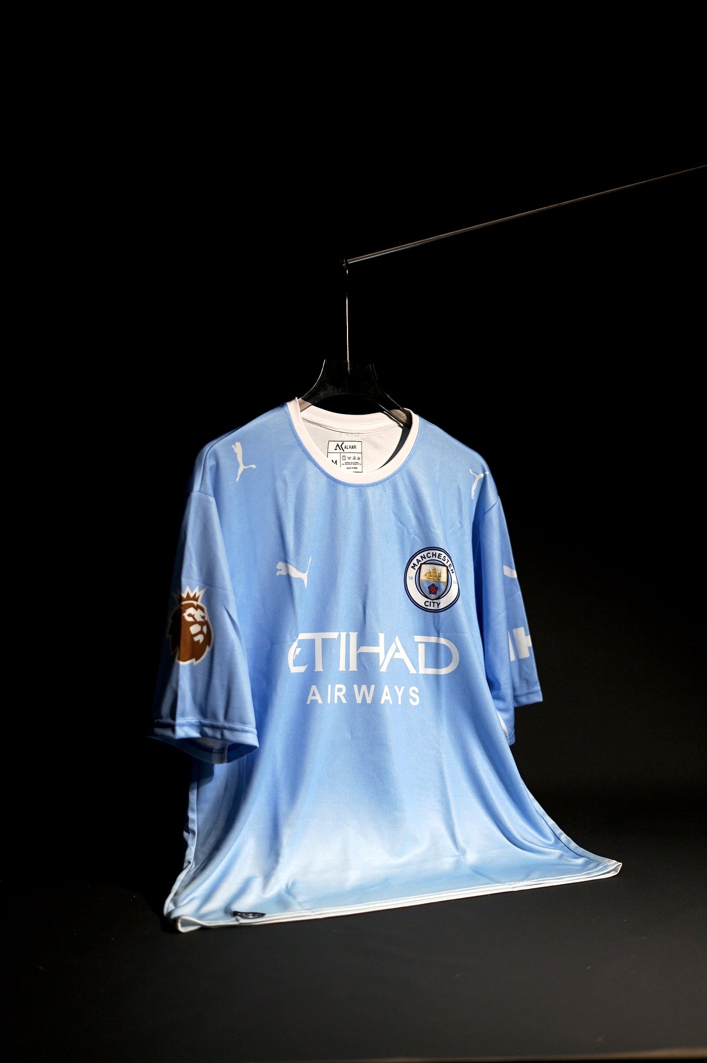 Manchester City | ERLING HAALAND #9 | 2024-25 | Home kit | Blue  & White | Oversized Fit