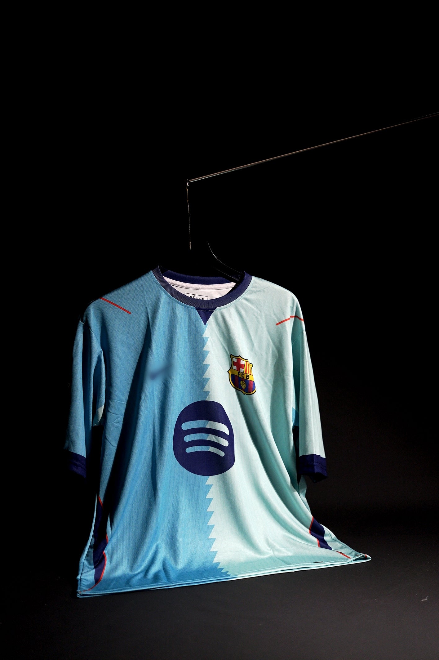 Barcelona FC | LAMINE YAMAL #10 | 2026-27 | Third Kit | Latest Design | Blue & White | Oversized Fit