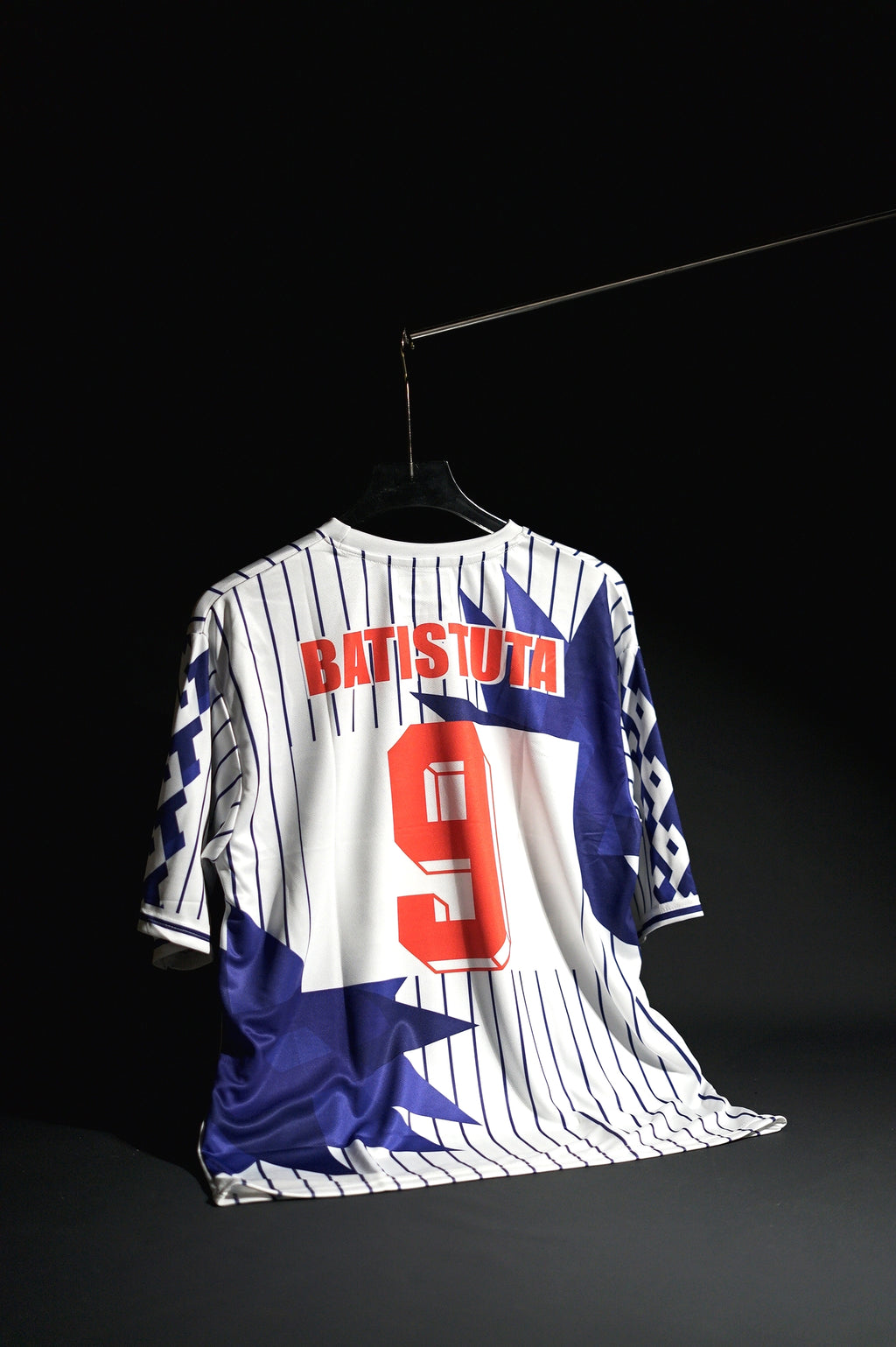 Fiorentina FC | BATISTUTA #9 | 1991-92 | Home Kit | Retro Design | White & Purple | Oversized Fit