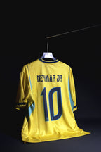 Brazil | NEYMAR JR #10 | 2026 FIFA Worldcup | Home Kit | Latest Design | Yellow & Green | Oversized Fit