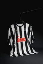 Santos FC | NEYMAR JR #11 | 2011-12 | Home Kit | Retro Design | Black & White | Oversized Fit