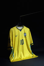 Brazil | NEYMAR JR #10 | 2026 FIFA Worldcup | Home Kit | Latest Design | Yellow & Green | Oversized Fit