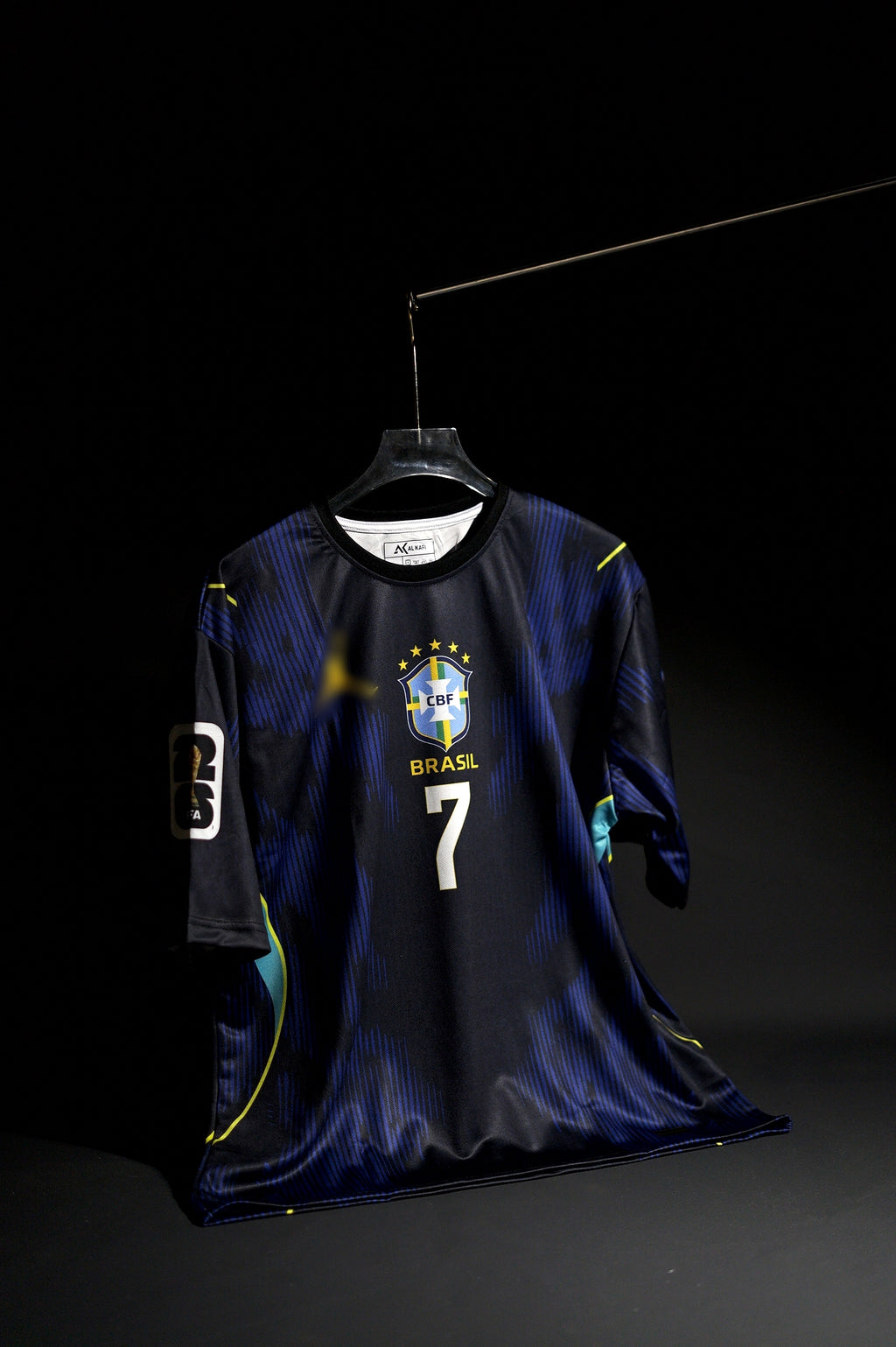 Brazil | VINICIUS JR #7 | 2026 FIFA Worldcup | Away Kit | Latest Design | Blue | Oversized Fit