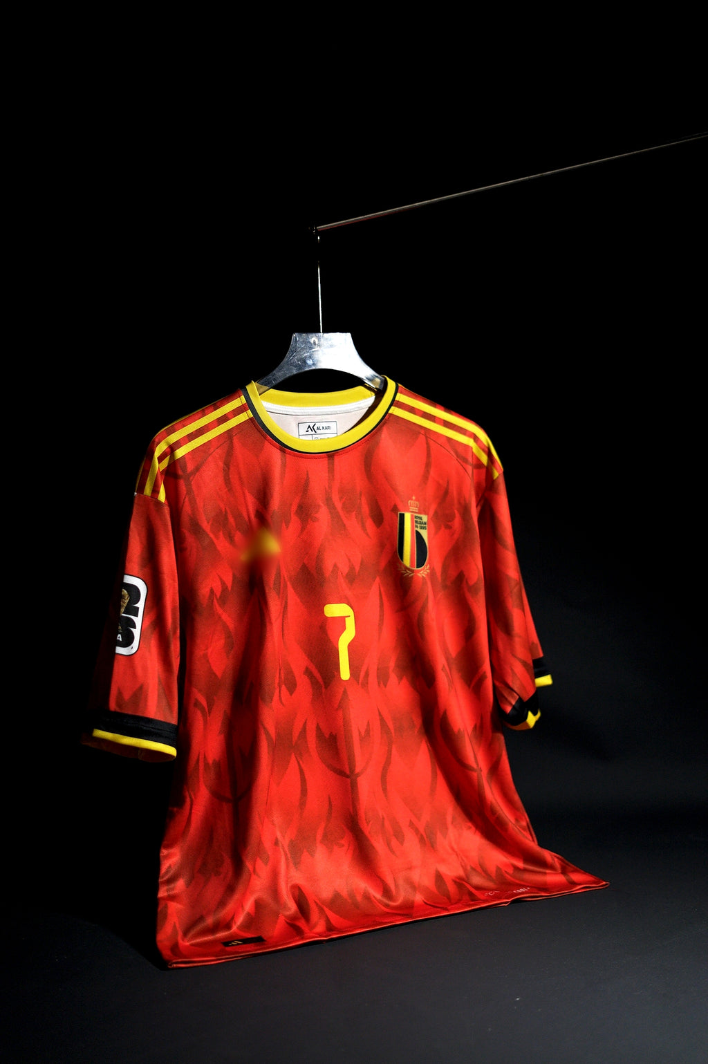 Belgium | KEVIN DE BRUYNE #7 | 2026 FIFA Worldcup | Home Kit | Latest Design | Red & Yellow | Oversized Fit