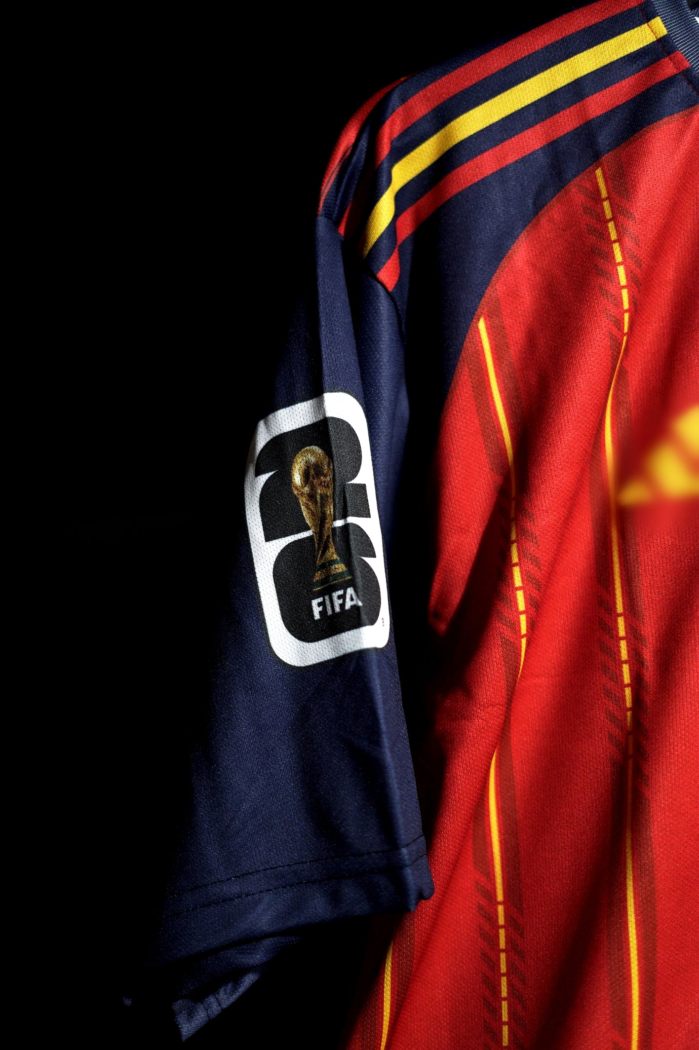 Spain | LAMINE YAMAL #19 | 2026 FIFA Worldcup | Home Kit | Latest Design | Red & Yellow | Oversized Fit