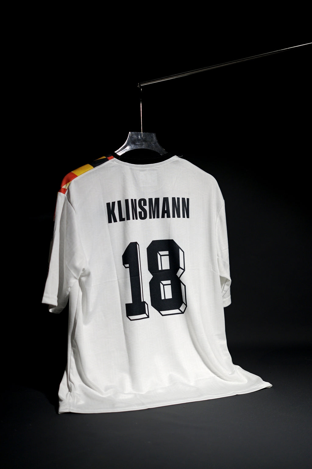 Germany | KLINSMANN #18 | 1994 | Home Kit | Retro Design | White | Oversized Fit