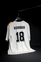 Germany | KLINSMANN #18 | 1994 | Home Kit | Retro Design | White | Oversized Fit