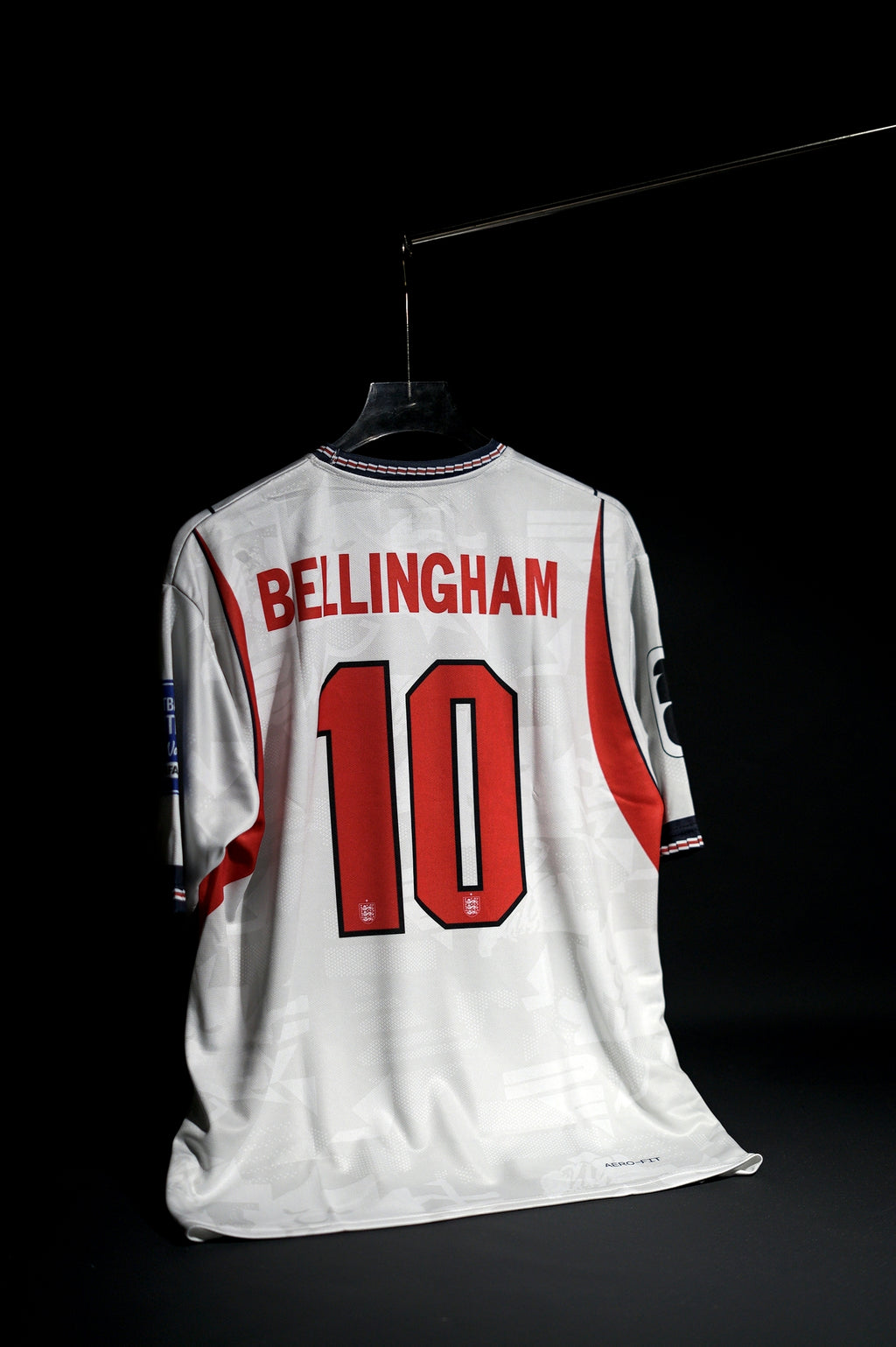 England | JUDE BELLINGHAM #10 | 2026 FIFA Worldcup | Home Kit | Latest Design | White & Red | Oversized Fit