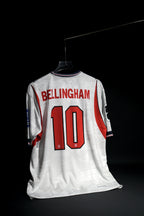 England | JUDE BELLINGHAM #10 | 2026 FIFA Worldcup | Home Kit | Latest Design | White & Red | Oversized Fit