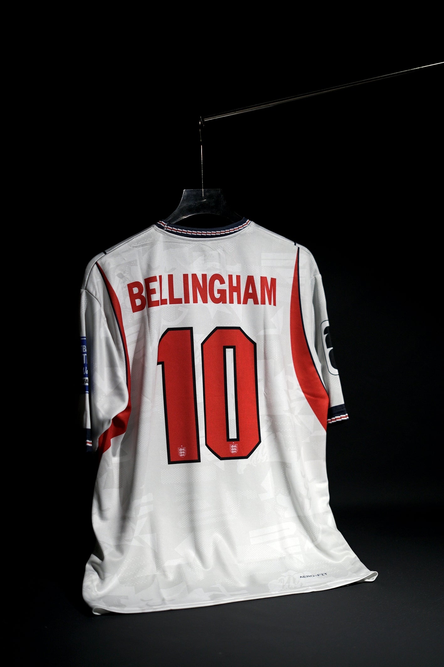 England | JUDE BELLINGHAM #10 | 2026 FIFA Worldcup | Home Kit | Latest Design | White & Red | Oversized Fit