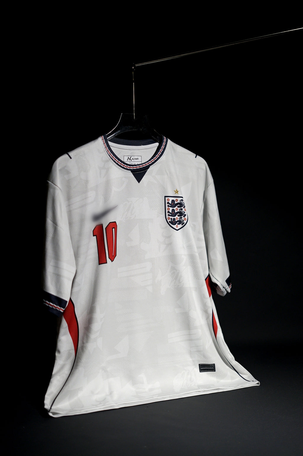 England | JUDE BELLINGHAM #10 | 2026 FIFA Worldcup | Home Kit | Latest Design | White & Red | Oversized Fit