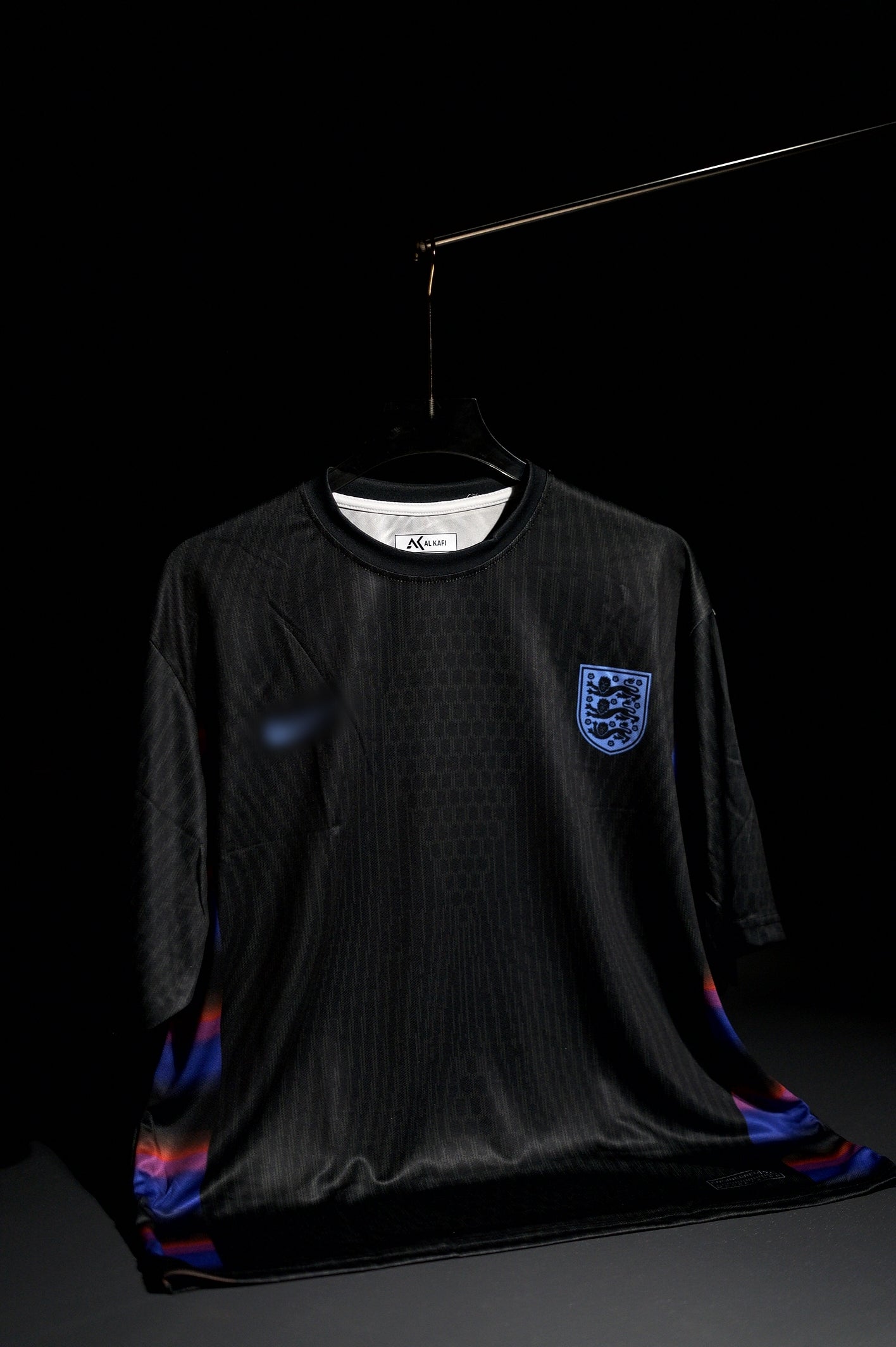 England | JUDE BELLINGHAM #10 | 2025-26 | Away Kit | Latest Design | Black & Blue | Oversized Fit