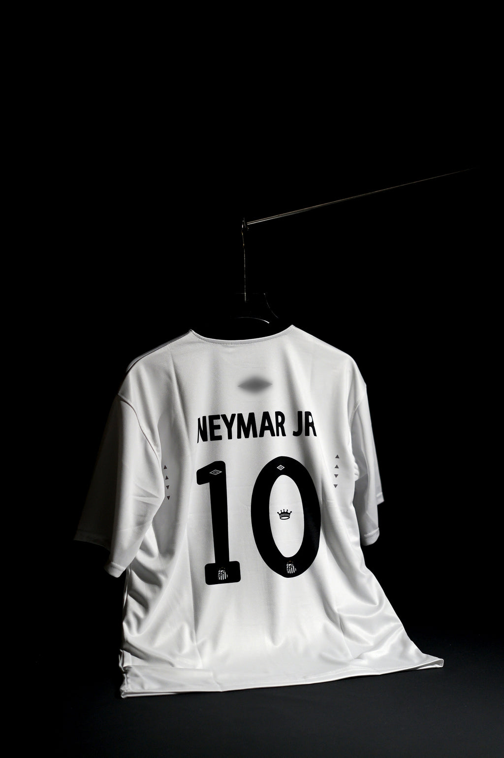 Santos FC | NEYMAR # 10 | 2010-11 | Home Kit | Retro Design | White | Oversized Fit