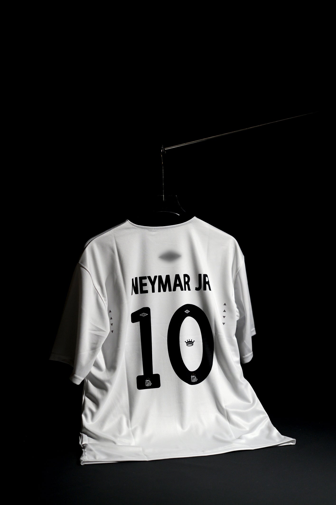 Santos FC | NEYMAR # 10 | 2010-11 | Home Kit | Retro Design | White | Oversized Fit