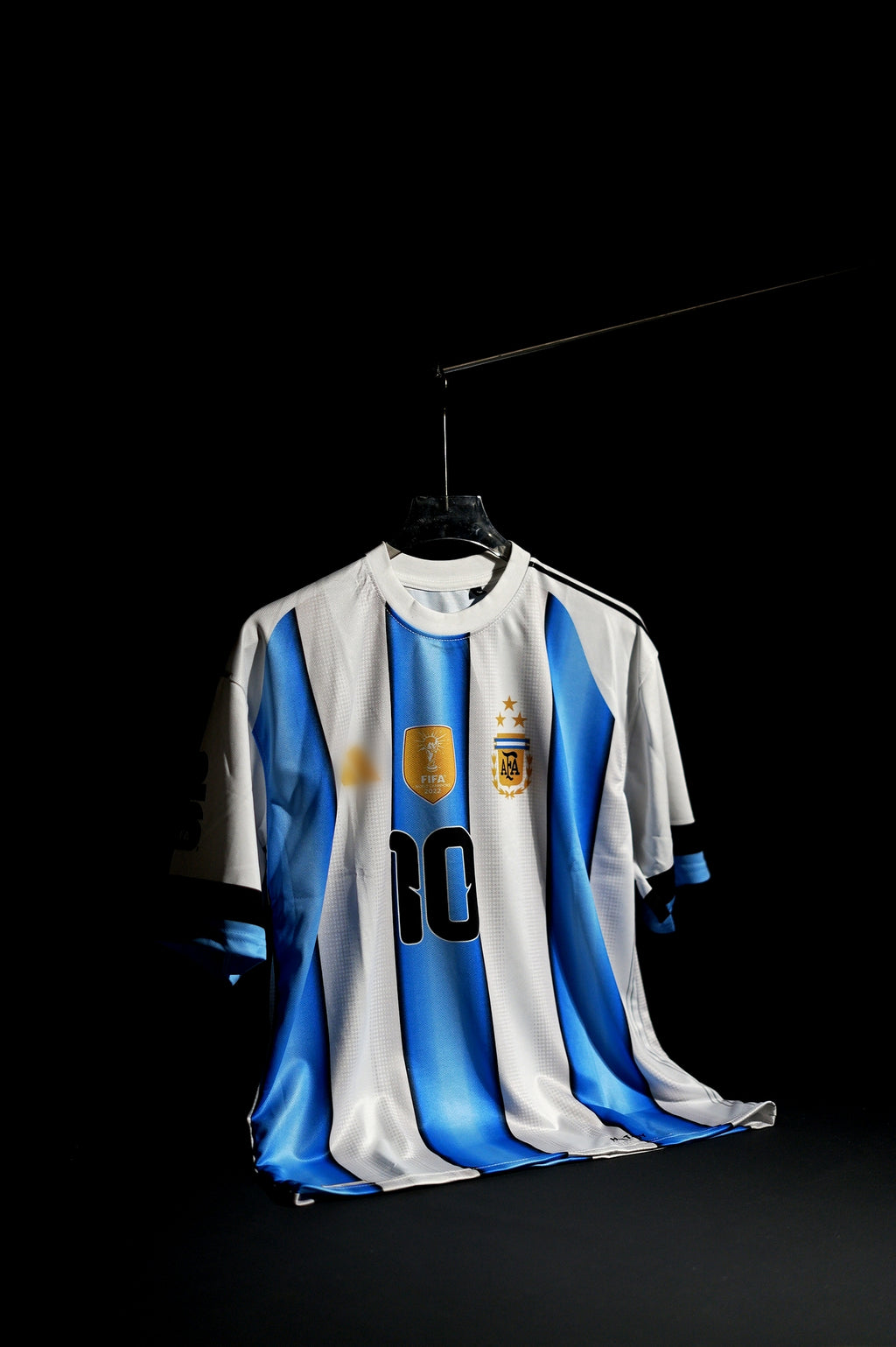 Argentina | LIONEL MESSI # 10 | 2026 FIFA World Cup | Home Kit | Latest Design | Blue & White | Oversized Fit