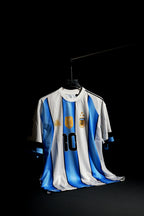Argentina | LIONEL MESSI # 10 | 2026 FIFA World Cup | Home Kit | Latest Design | Blue & White | Oversized Fit