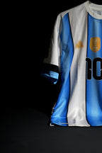 Argentina | LIONEL MESSI # 10 | 2026 FIFA World Cup | Home Kit | Latest Design | Blue & White | Oversized Fit