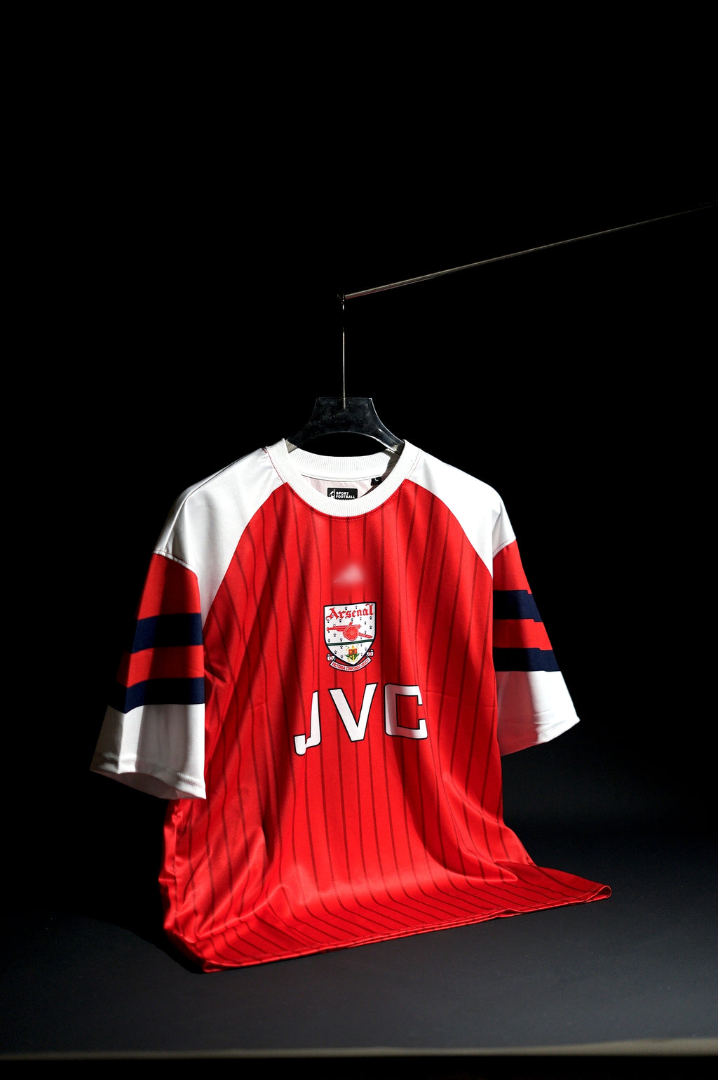 Arsenal FC | DENNIS BERGCAMP #10 | 1992-94 | Home Kit | Retro Design | Red & White | Oversized Fit