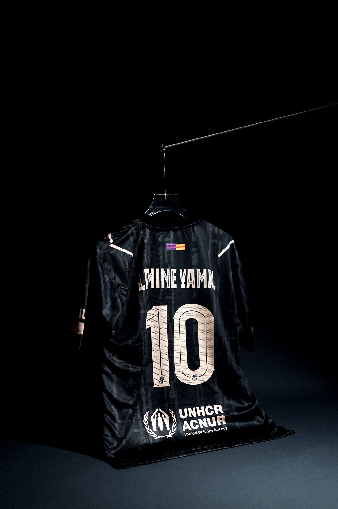 FC Barcelona | LAMINE YAMAL # 10 | 2023-24 | Fourth Kit | Black | Oversized Fit