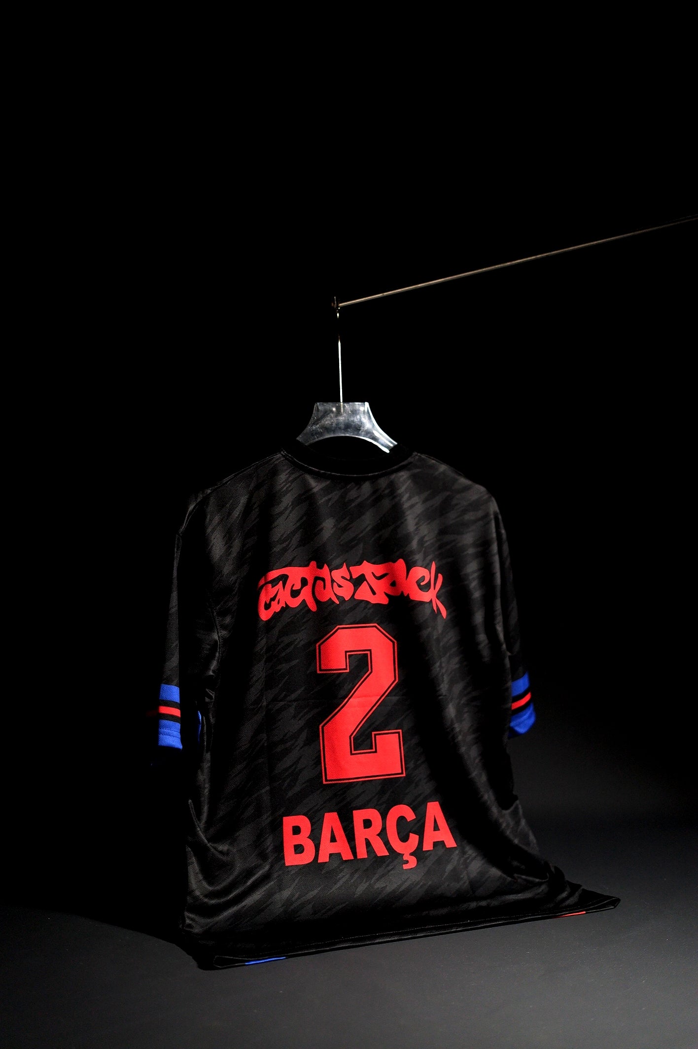 FC Barcelona x Travis Scott | CACTUS JACK #2 | 2025-26 | Away Special Kit | Black | Oversized Fit