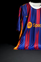 FC Barcelona | PEDRI #8 | 2025-26 | Home Kit | Latest Design | Blue & Red | Oversized Fit
