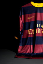 Arsenal FC | FABREGAS #4 | 2007-08 | Third Kit | Retro Design | Maroon & Navy Blue | Oversized Fit