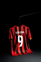 AC Milan | RONALDINHO #9 | 2024-25 | Home Kit | Red & Black | Special Design | Collared Kit | Oversized Fit