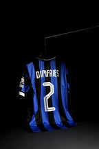 Inter Milan | DUMFRIES #2 | 2009-10 | Home Kit | Blue & Black | Collared Kit | Retro Design | Oversized Fit
