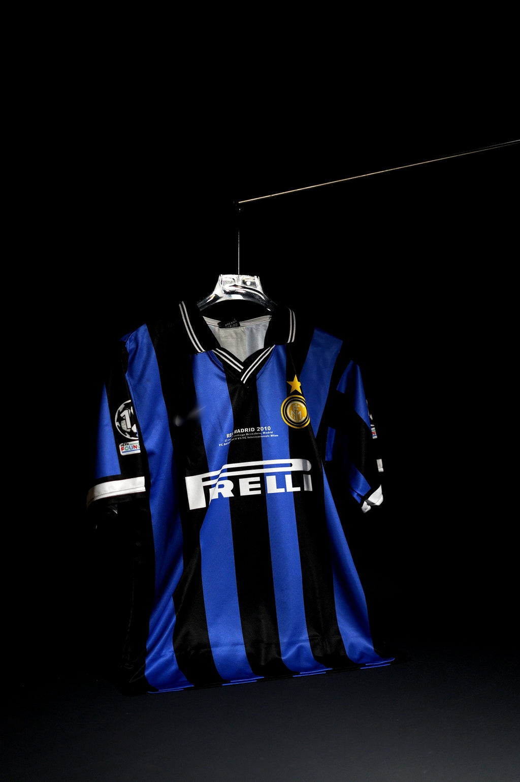 Inter Milan | DUMFRIES #2 | 2009-10 | Home Kit | Blue & Black | Collared Kit | Retro Design | Oversized Fit